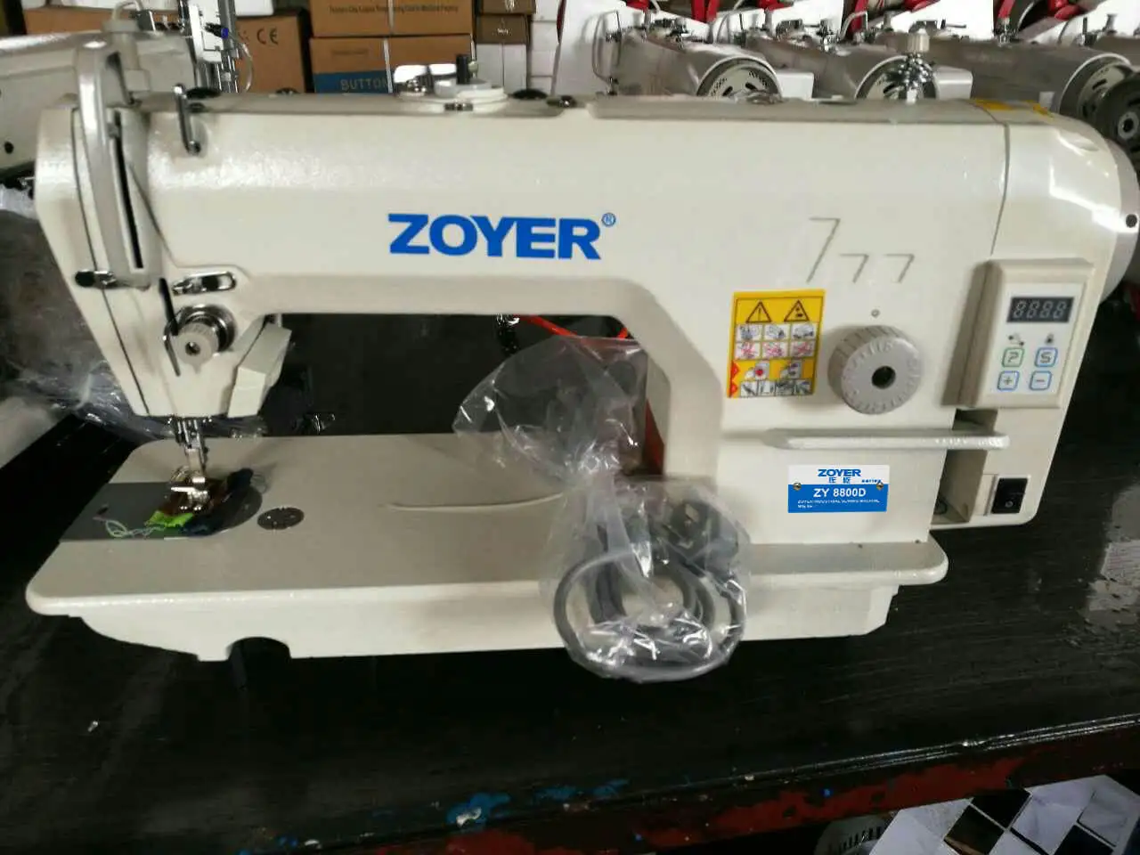 Zoyer ZY8800-D2 прямой привод швейная машина с фунцкией шитья закрытых стежков высокое качество и низкая цена энергосберегающие лампы