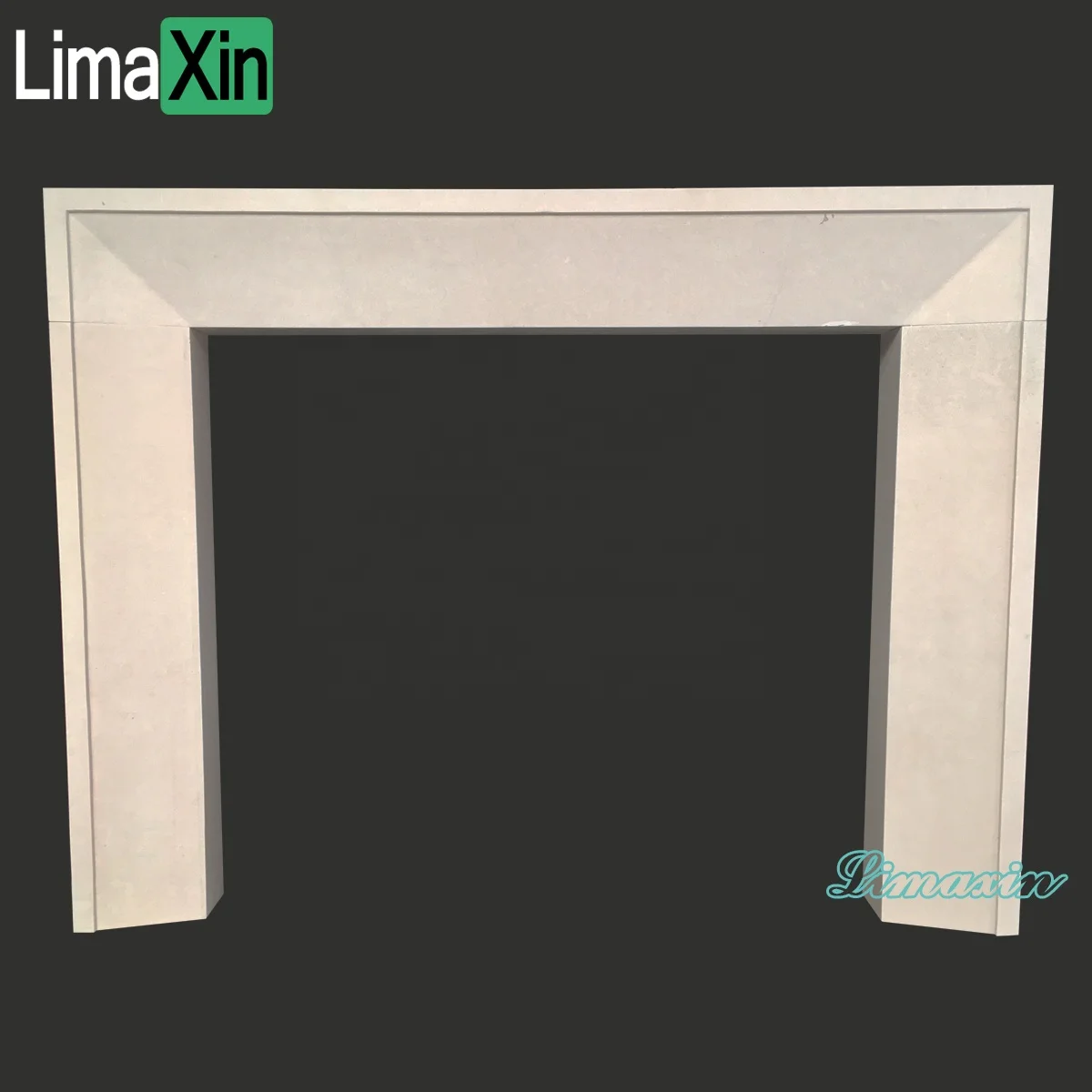 Modern design stone fireplace indoor decorative mantel customized simple limestone fireplace