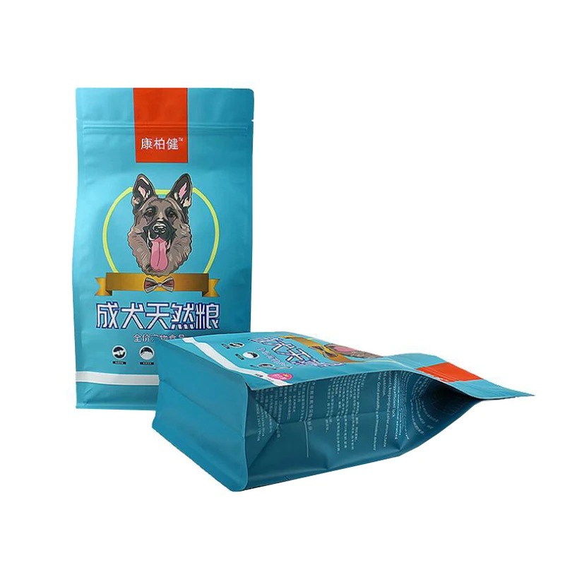 Custom Digital Printed Pet Treat Food Packing Pouch Plastic 5Kg 10Kg 20Kg 30 Lb 50Lb Dry Dog Pet Cat Food Packaging Bag