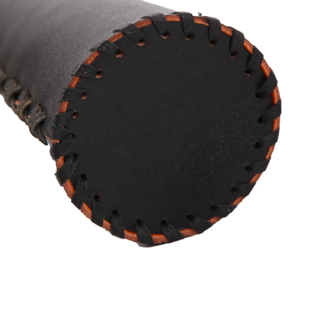 Alibow Medieval Historica Shape Arrows Quiver Handmade Black Cow Leather Archery Quiver