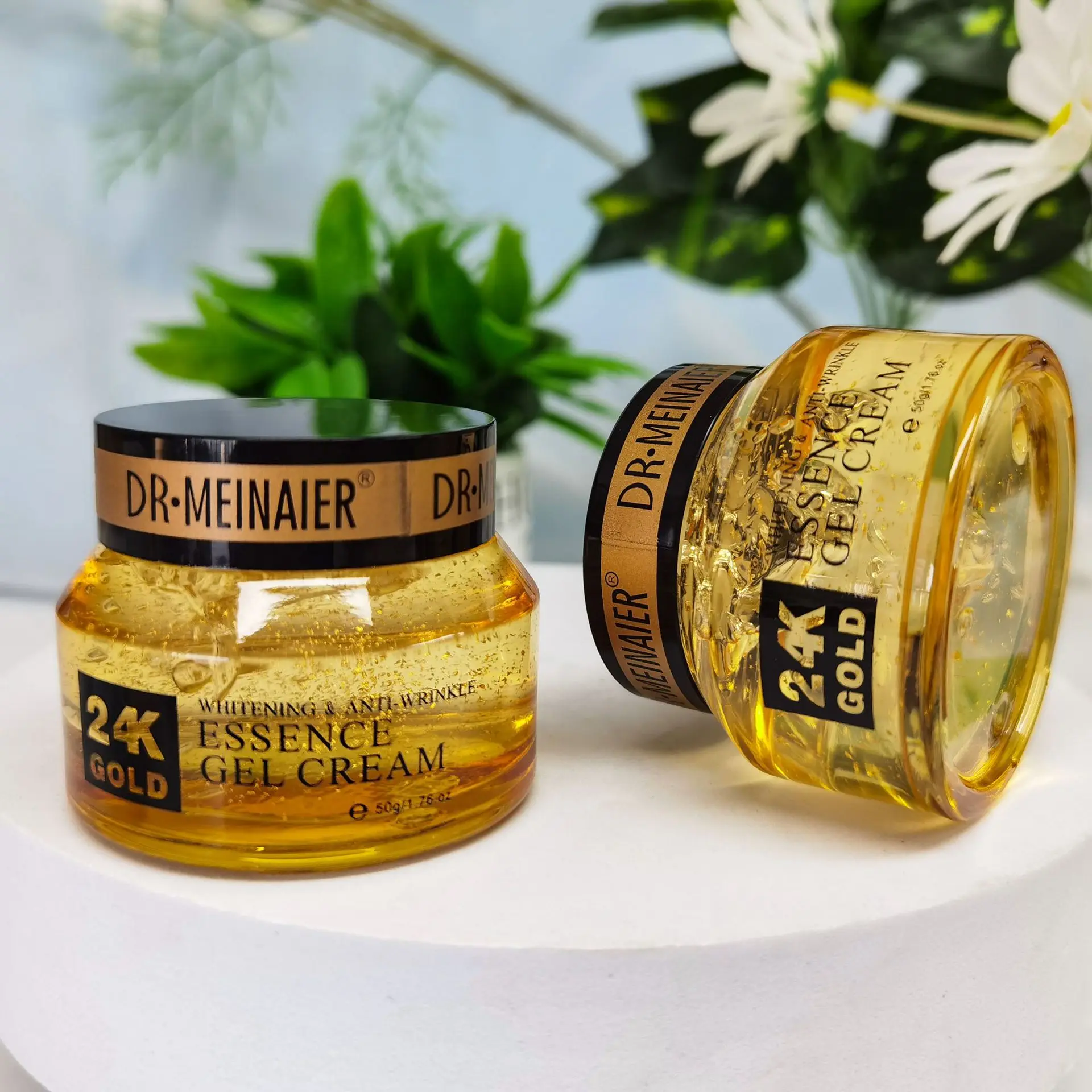Hot Sale Face Care Gel Moisturizing Long Lasting Lifting Firming Diminish Spots Whitening Anti Wrinkle 24K Gold Face Cream 50g