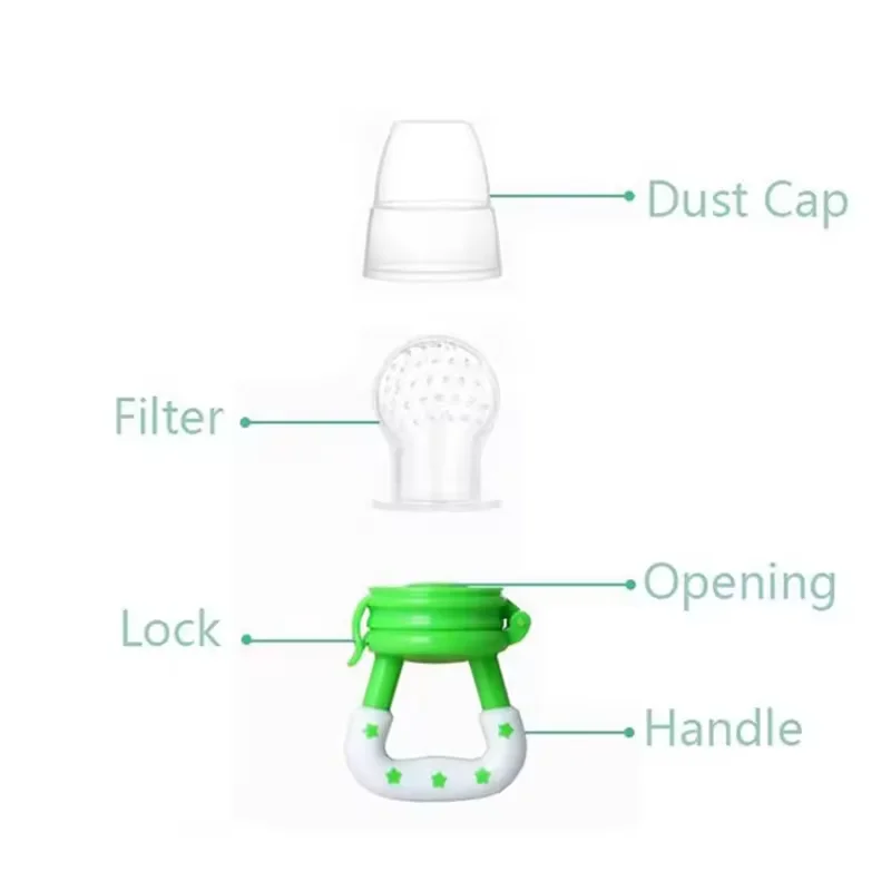 Bpa Бесплатная кормушка для детей 100% экологически чистые фрукты детские соски Мягкая Милая свежих фруктов