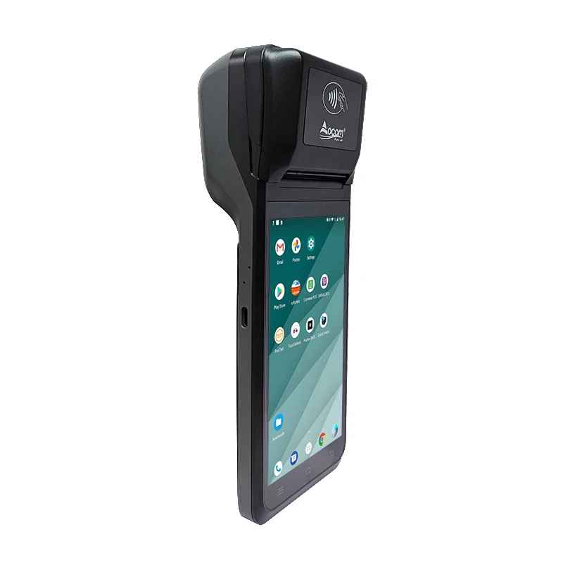 T2PRO 5.5inch Latest Android 12 NFC Fingerprint Scanner optional Handheld Smart POS Terminal
