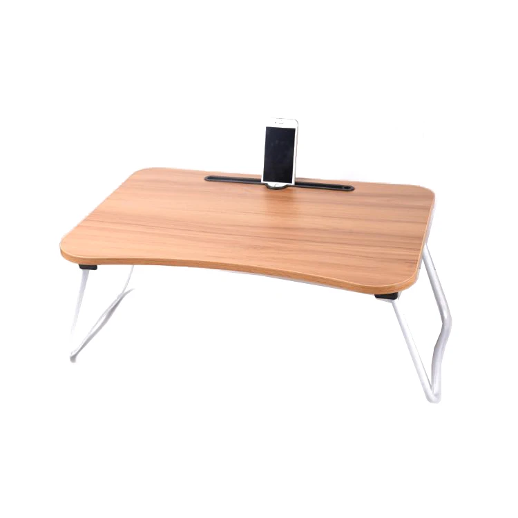 Многофункциональный портативный компьютерный стол из бамбука с подушкой