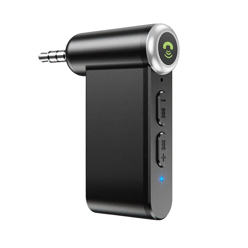 Blue tooth 5.0 AUX Adapter In Car 3.5mm Audio Jack Wireless Handsfree Music Receiver FM Transmitter For Headphone PC Laptop