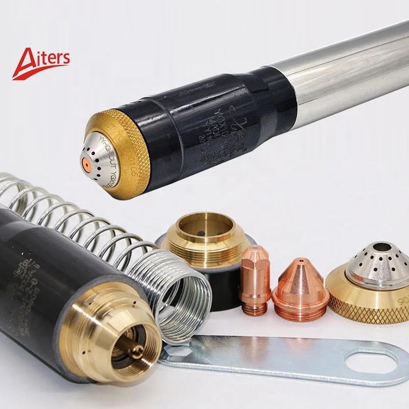 High Frequency Pilot Arc YueYang YGX100 LGK-100 Huayuan Plasma Cutting Torch YGX100101 Straight Torch Head