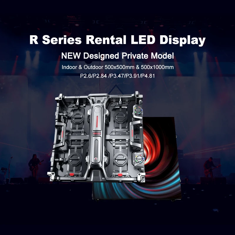 Turnkey LED Video Wall System P2 P2.5 P2.6 P2.9 P3.91mm Rental Indoor LED Display Event Stage Outdoor LED Panel