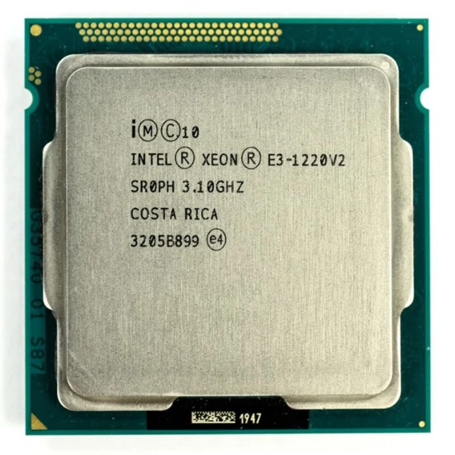 For Intel Xeon E3 1220 V2 3.1GHz 8MB 4 Core 1333MHz SR0PH LGA1155 CPU Processor