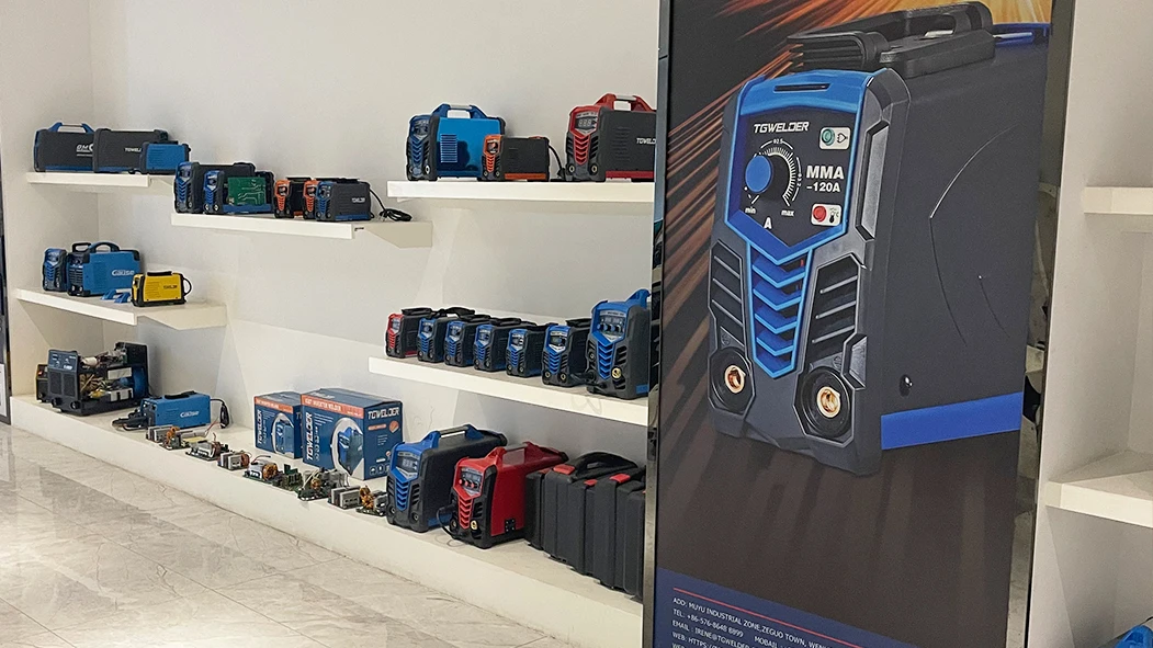 3 in 1 function portable super quality digital gasless flux core mig  mag   welding machine BLUE COLOR