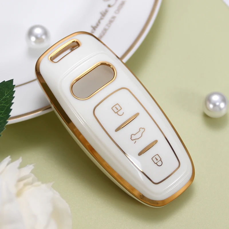 Модный чехол для автомобильного ключа из ТПУ нового дизайна