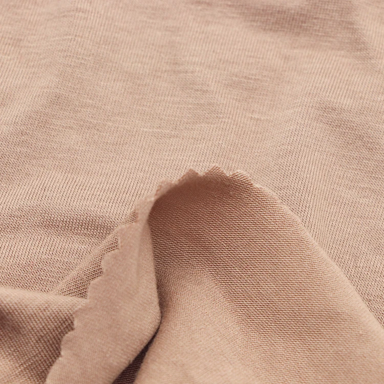 Fabric and textile soft elastic underwear fabric model cotton spandex dyed knitted jersey fabrics for garment
