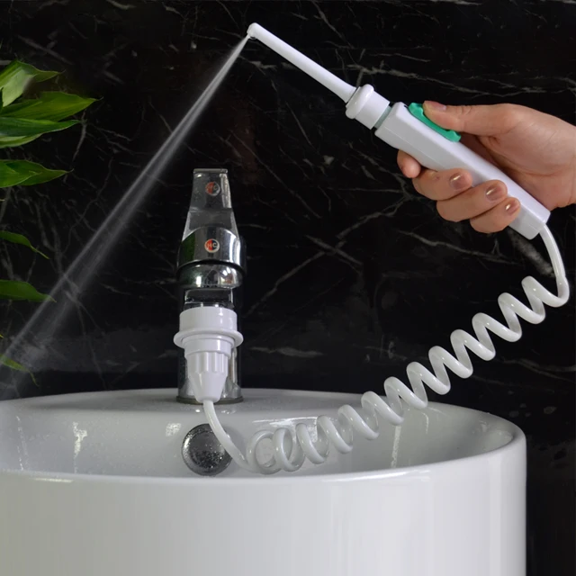 
Hot Faucet Clean teeth Dental Jet Flosser Water Irrigation Pick Floss Dental Denture Tooth Teeth water oral irrigator 