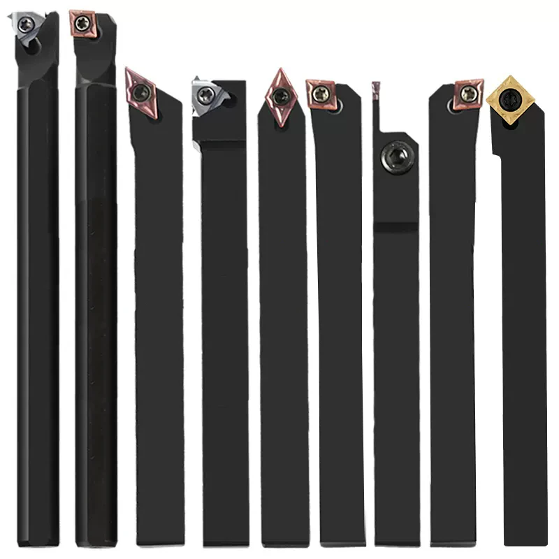 Threading grooving internal external steel lathe tool set