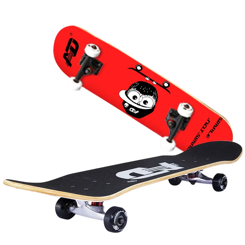 Hot sale 31 inch 4 PU wheels long skateboard with high quality truck skateboard for outdoor sports