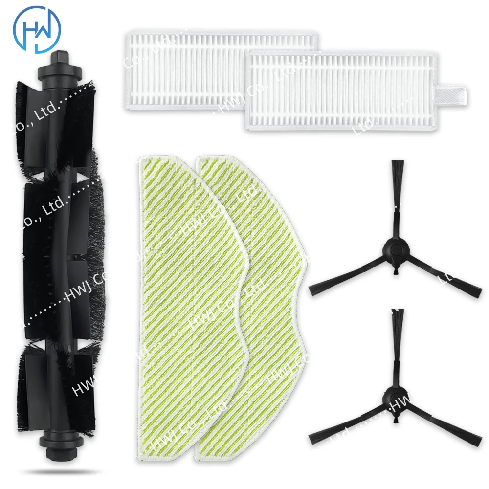 Fit for Tefal FOR/ POUR X-PLORER Series 75 S & 75 S+ Robotic Vacuum Roller Main Brush Edge Brush Hepa Filter Mop Cloth Dust Bag