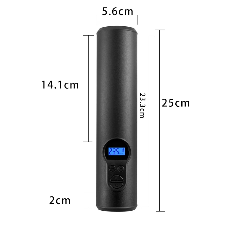 Portable Smart Fast Inflation Mini Digital Bike Tire Inflator In Stock 150 PSI Air Compressor Pump