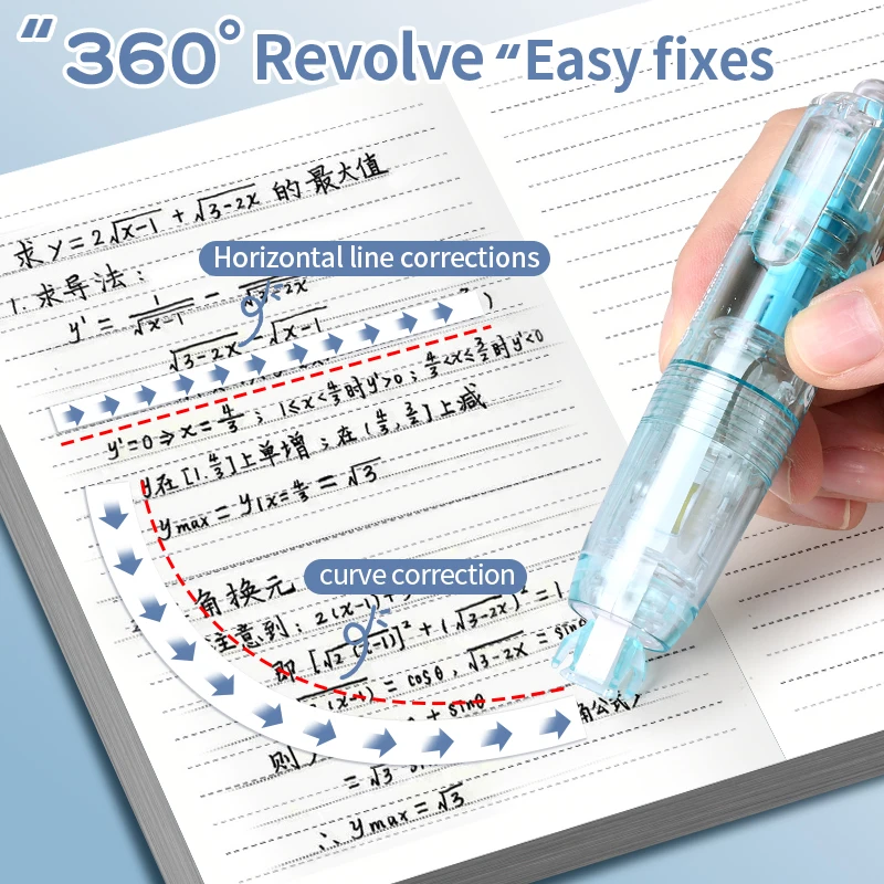 Student Cute Korean Stationery Corrector Tape Erase Duct Tapes Writing Pens Correction Tape