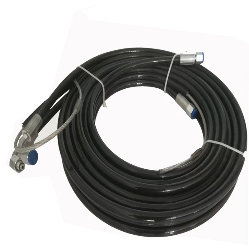 high pressure flexible thermoplastic hydraulic hose fiber braided 100 r8 hose