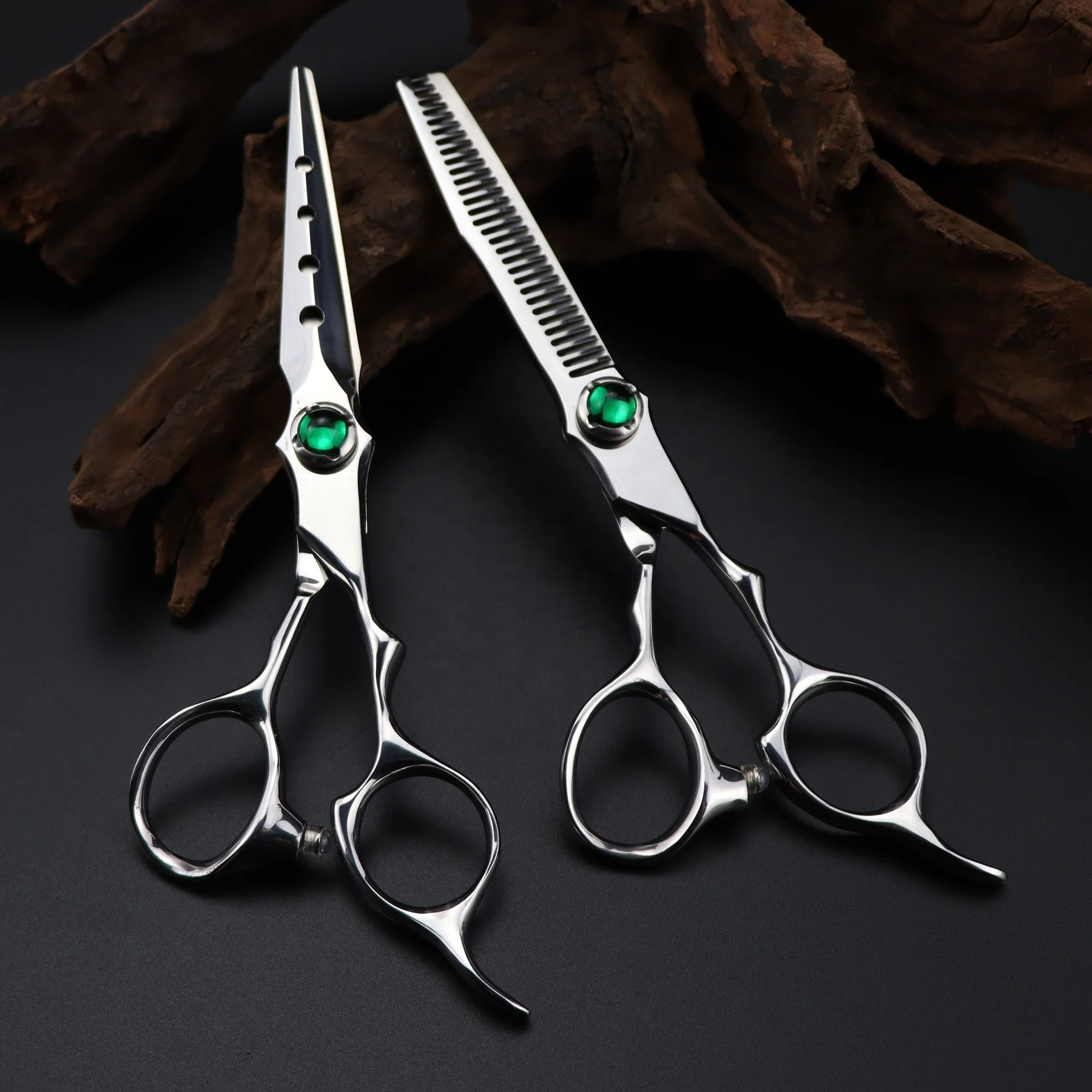 Factory Direct Sale Scissor Manufacturer Thinning Importer Rotatable Ring Small Barber Crew Part For Hair Scissors