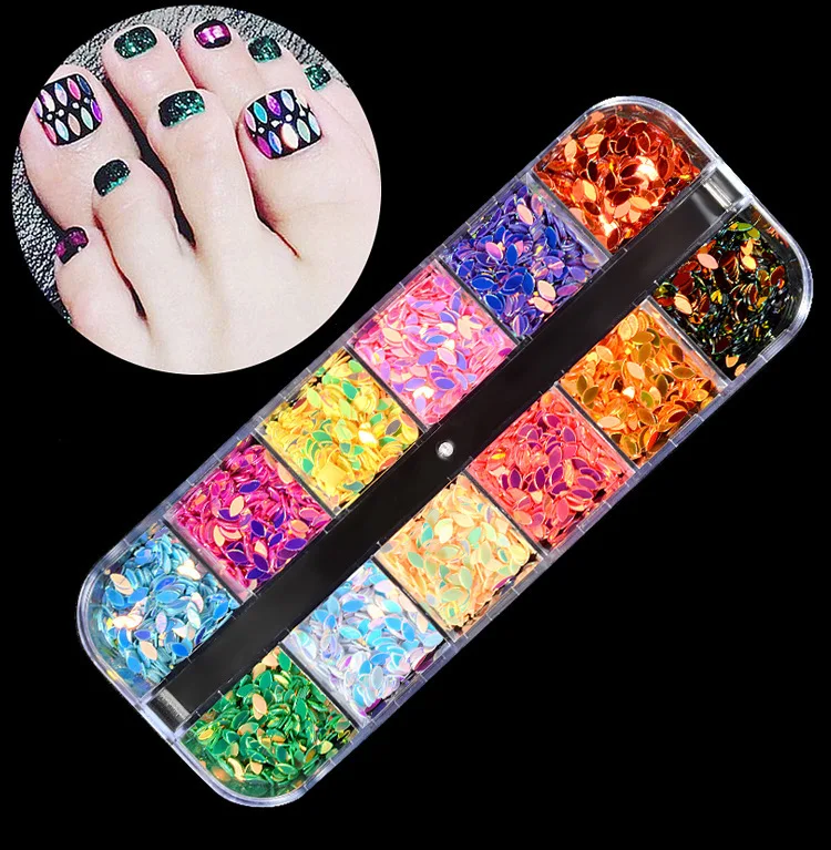 Powder Holographic Nail Foil Chrome Pigment Sequins Flakes Manicure Nail Glitter.jpg