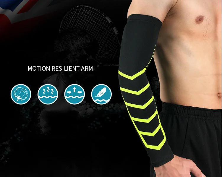 Cool Arm Sleeve Sun Uv Protection Cycling Arm Sleeves Breathable Anti-uv Sleevelet Custom Sports Sleeve