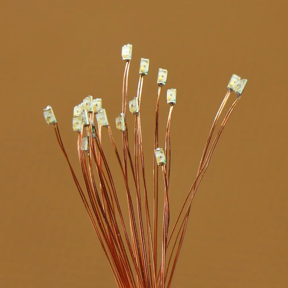 Предварительно припаянный микро светодиод 0 1 мм C0603x SMD 0603 медный провод
