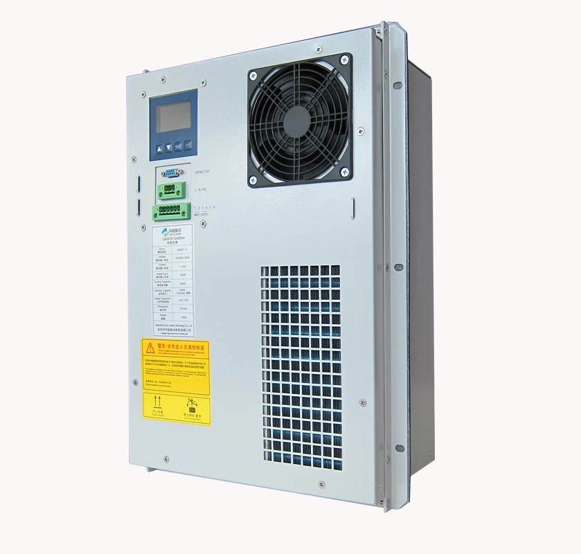 Industrial air conditioner 800W semi embedded compressor air conditioner installed in outdoor telecommunication cabinet