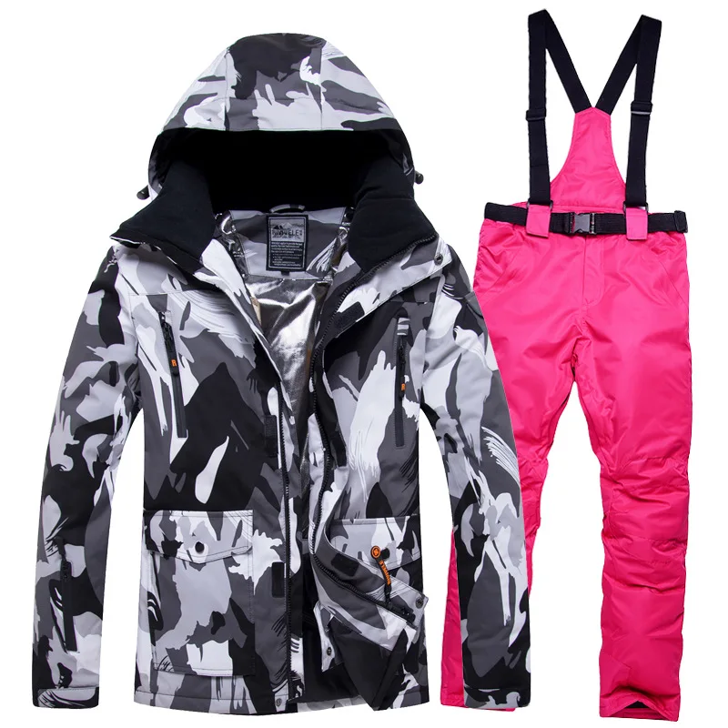  Factory Wholesale OEM Available Ski Cloth Suit Windproof Waterproof Keep Warm Jumpsuit For