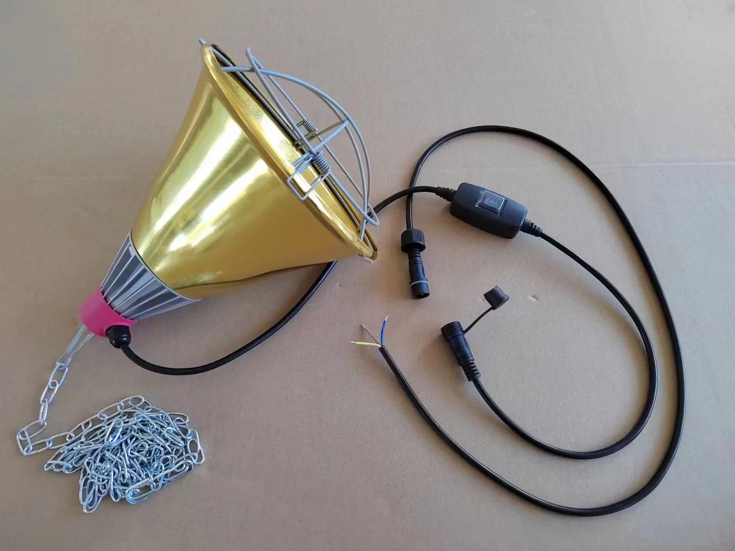 Алюминиевый защитный чехол водонепроницаемые и термостойкие ИК-держатели ламп для разведения скота E27 инфракрасный световой