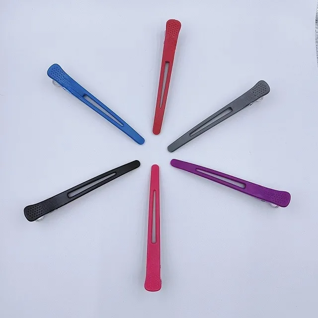 Professional salon design with rubber band hair clips for hairdresser no track clips