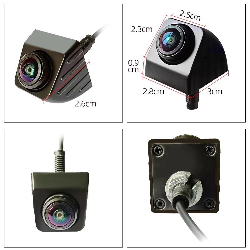 Hd adjustable korea car camera universal waterproof ip68 rear view car camera backup 720p ahd/cvbs 170 fish eye lens car camera
