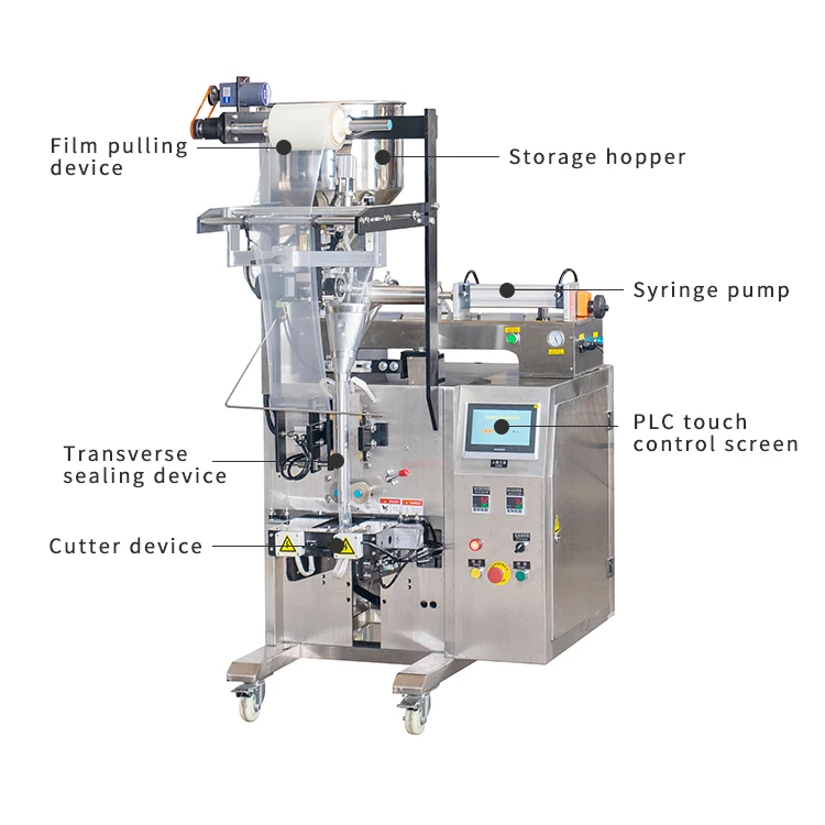 Mayonnaise chili sauce Salad dressing Liquid Packing Machine