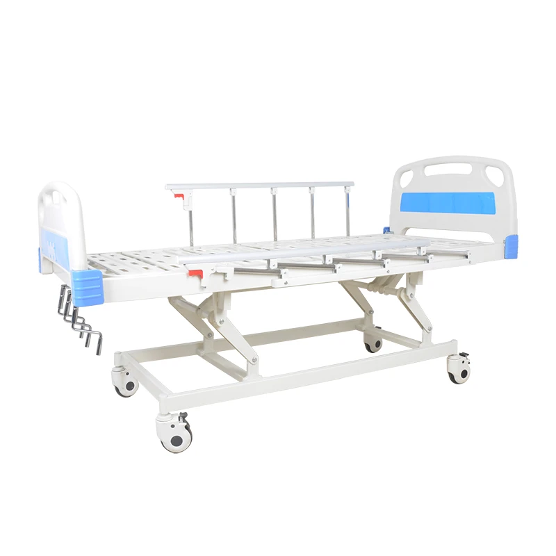 Three Functions Cranks Shaft Mechanical Hospital Bed Three Movements Elderly Care Nursing Bed