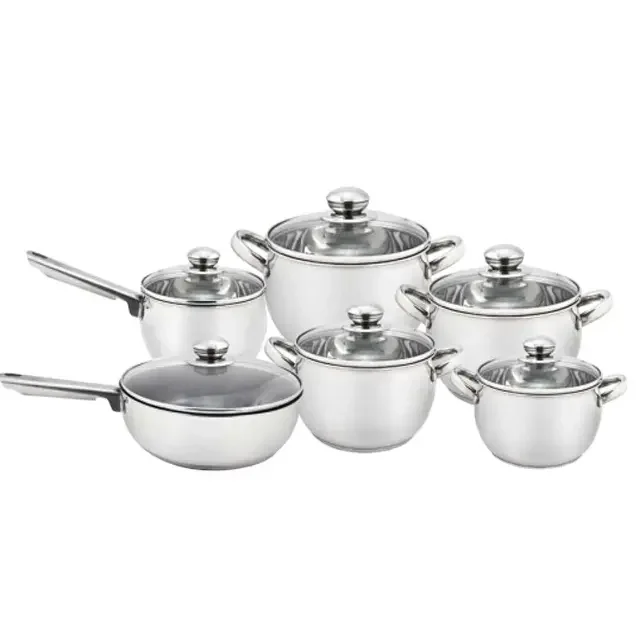 Фабричная посуда из нержавеющей стали кухонные принадлежности для кухни сковорода с антипригарным покрытием