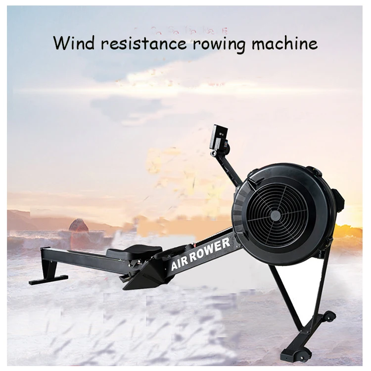 Luxury style air rowing machine healthware rowing machine
