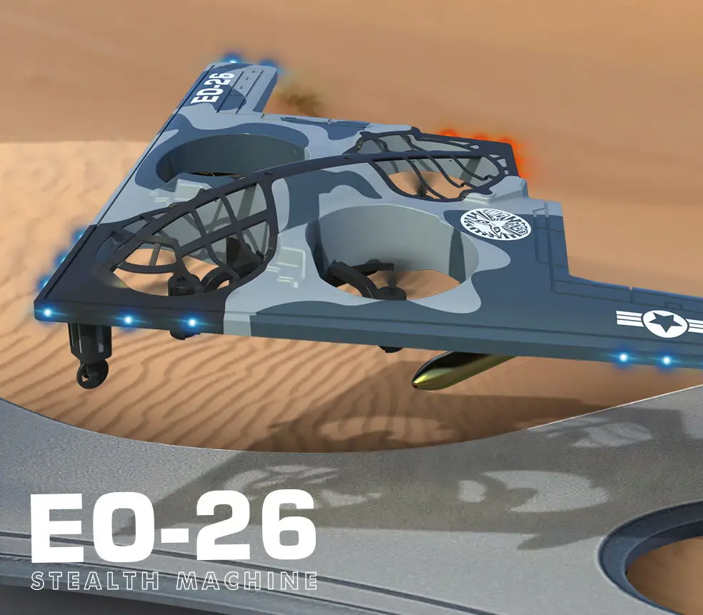 2.4GHZ EPP Foam RC Aircraft Glider Fighter Altitude Hold Rc Plane With 480P Camera LED Lights Aircraft Model Flying Model To