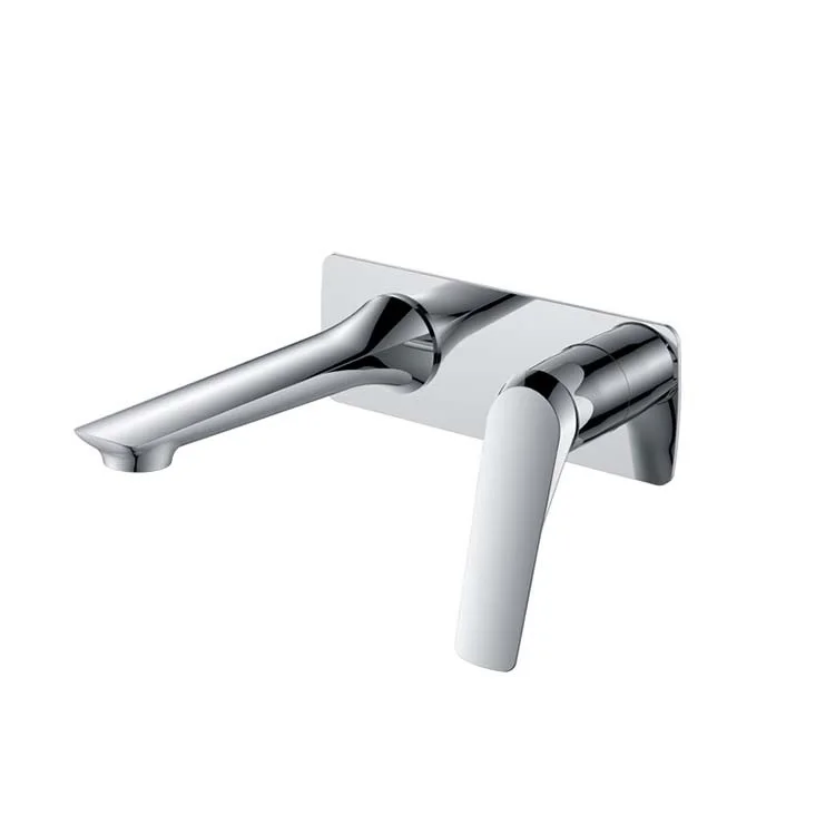 High Quality Wall-Mounted Single-Handle Basin Tap Mixer New Design Modern Style Cold Function Brass Material-for Hotels