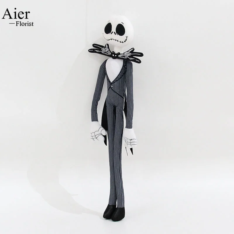 Aierflorist New funny Halloween Jack Plush Toy Grab Skeleton Stuffed Plush Toys Doll For bouquet Gift decoration