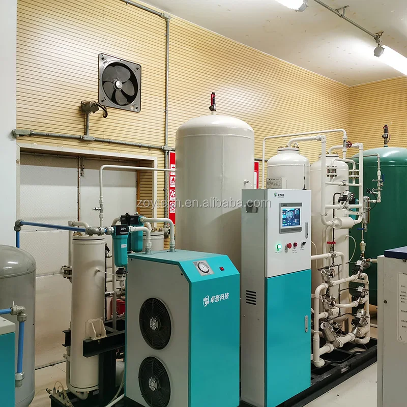 10Nm 3/h ISO9001/CE 99.5% чистый медицинский генератор кислорода PSA для больничной Кислородной Станции заправочная