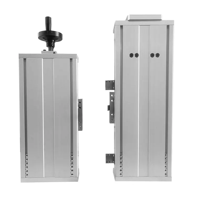 Precision manual XY cross sliding table guide rail 1650 ball screw Single Slider linear guide sliding table LYKR150-3RD-200mm