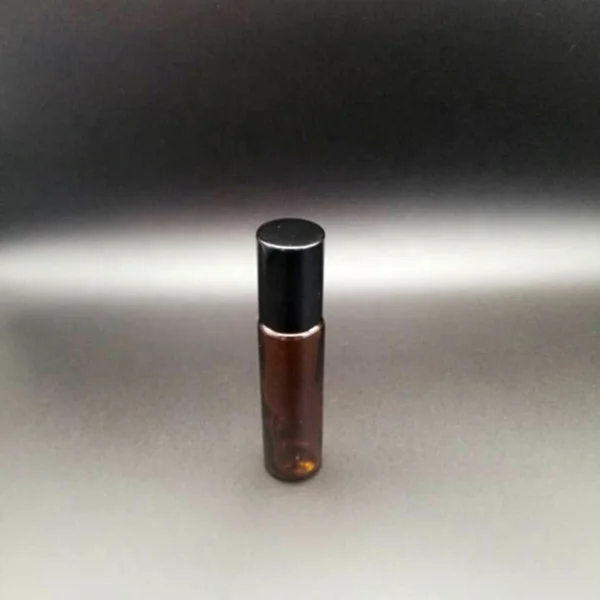 10ml blue amber clear frosted roll on glass bottle