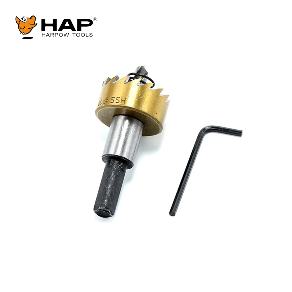 Hardware Tool Hole Saw Cutter Cast Iron Metal Drilling HSS Hole Saw Core Drill Bit with Drilling Depth 3mm