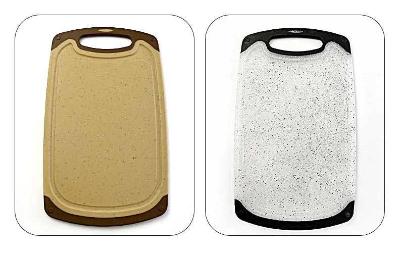 Custom Logo Dishwasher Safe 3 Pieces Chopping Cutting Board Set Plastic With Juice Grooves and Easy Grip