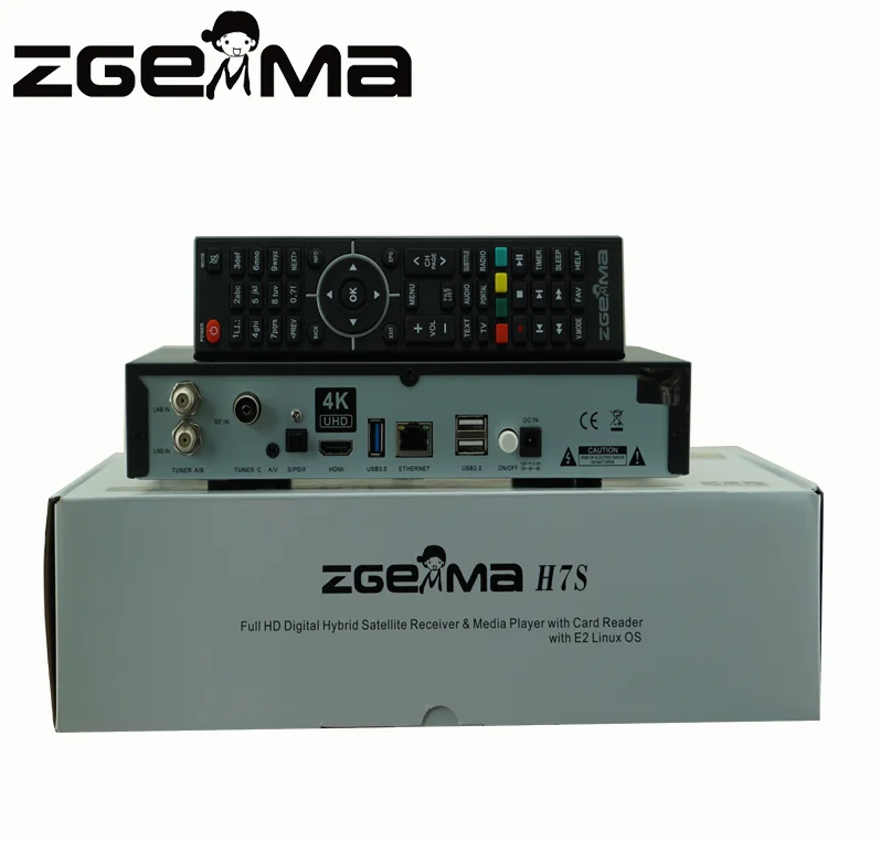 Have Visual Experience With H7S -  Enigma2 Linux Operating System,2 * DVB-S2/S2X + DVB-T2/C tuner built-in and H.265hevc