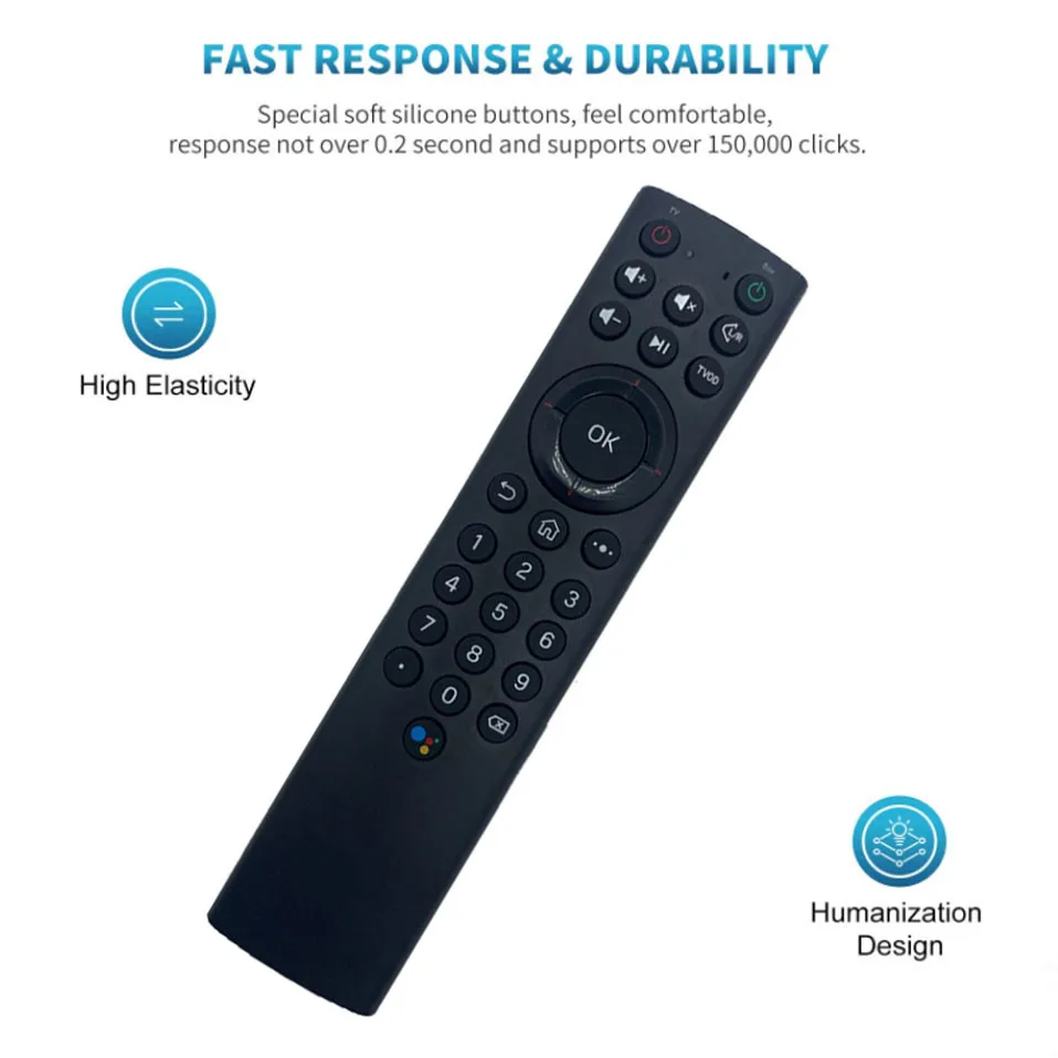 New Original Quality ZTE ZXV10B860H Bluetooth Remote Control With Voice Control For ZTE Set Top Box And Indihome Set Top Box