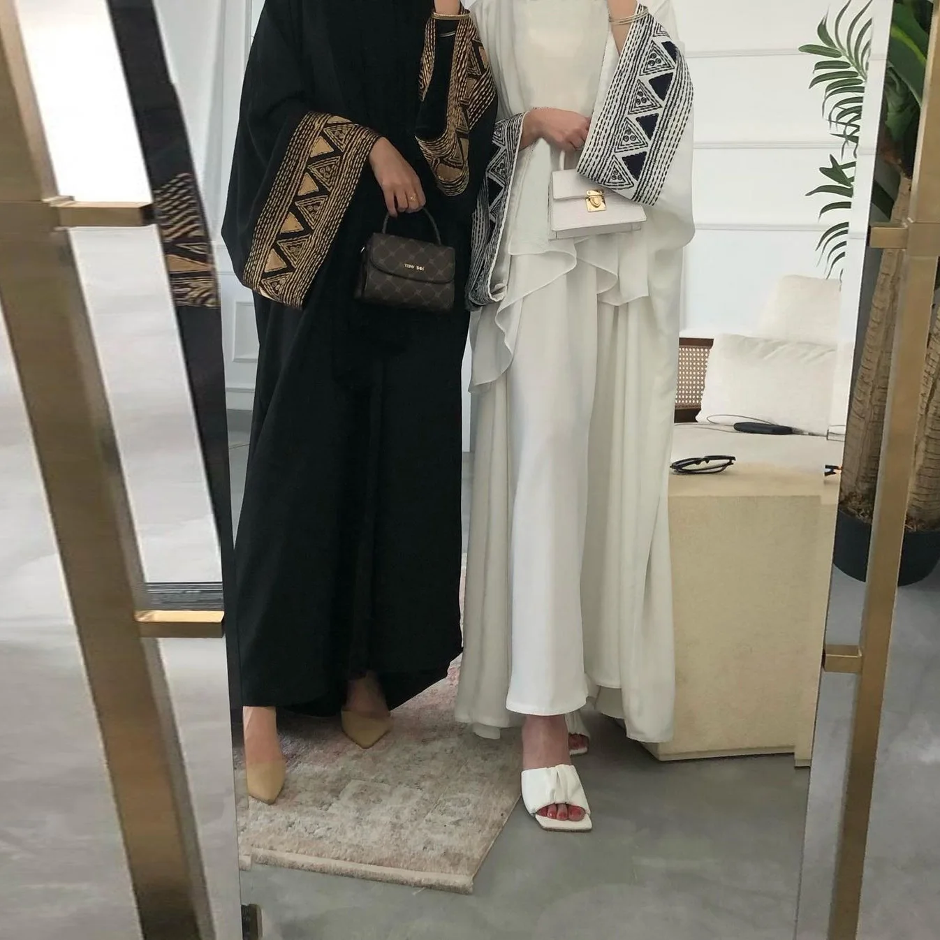 Elegant Ethnic Abaya Muslim Abaya Women Dubai Rich Quality Ramadan Eid Ladies Muslim Dresses Abaya