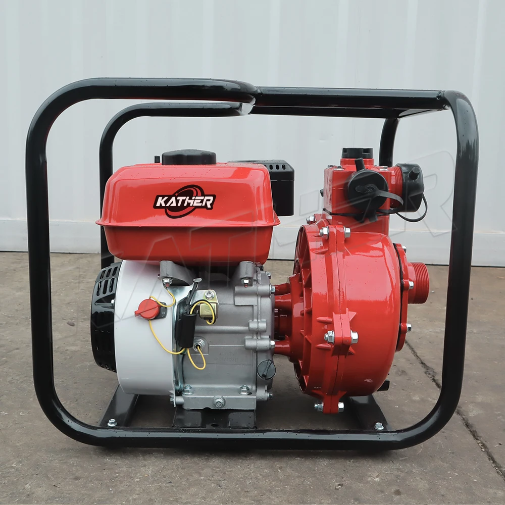 2inch 3inch Portable Fire Fighting Gasoline Water Pump Petrol High Pressure Pumps 50m Lift For Garden Orchard Irrigation