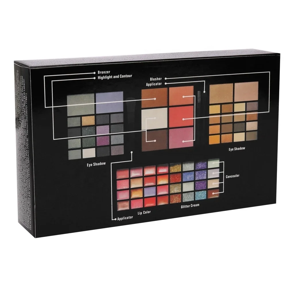48 Colors Makeup Matte Eyeshadow Palette Waterproof Long Lasting Pigment Vegan Glitter Eyeshadow Palette
