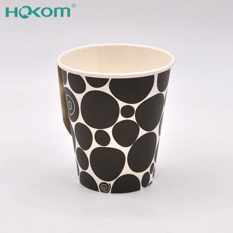 custom high quality  biodegradable cups disposable takeaway cappuccino espresso hot drink paper coffee cups with lids 16 oz