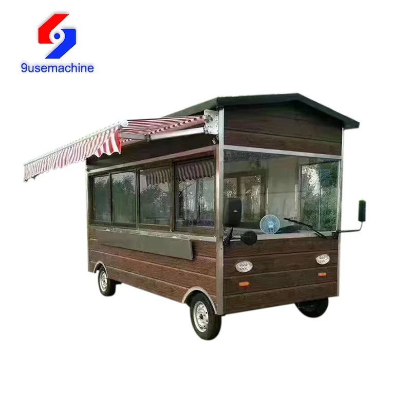 electric street mobile food car fast food vending carts electric food van